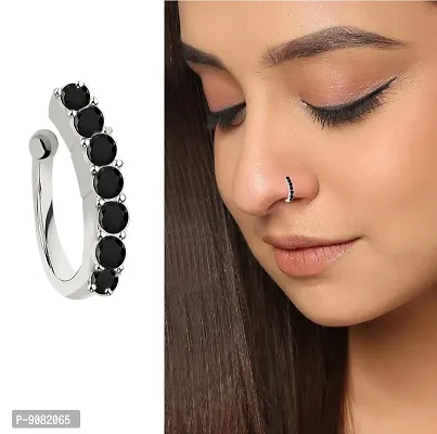 Buy Silver Nose Pins for Girls by Eloish Online | Ajio.com